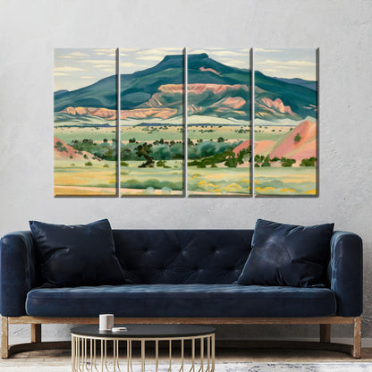 Georgia O'keeffe Southwestern Landscape Desert Canvas Print