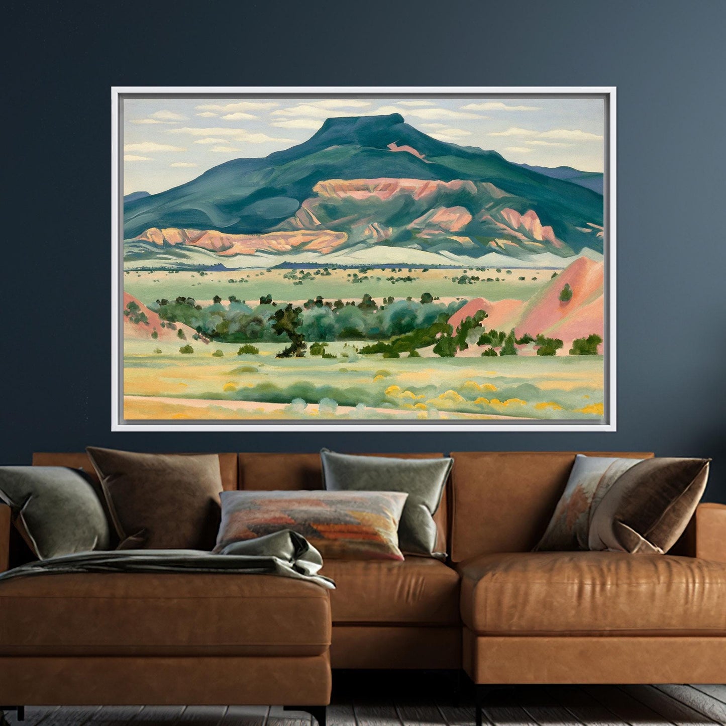 Georgia O'keeffe Southwestern Landscape Desert Canvas Print