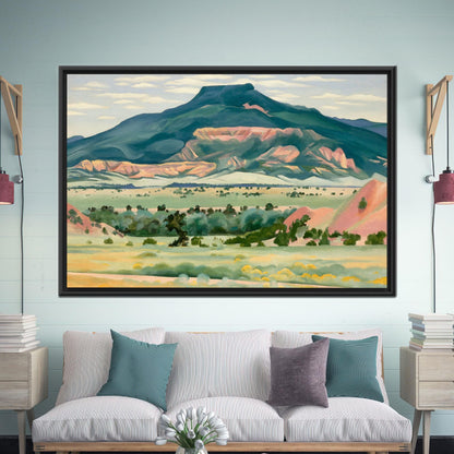 Georgia O'keeffe Southwestern Landscape Desert Canvas Print