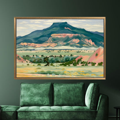 Georgia O'keeffe Southwestern Landscape Desert Canvas Print