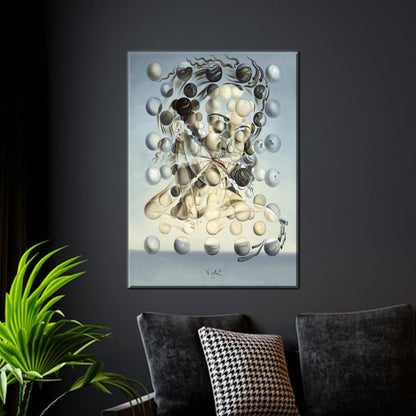 Salvador Dali Surrealist Galatea Spheres Canvas Print