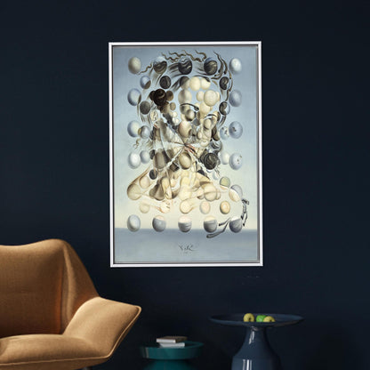 Salvador Dali Surrealist Galatea Spheres Canvas Print