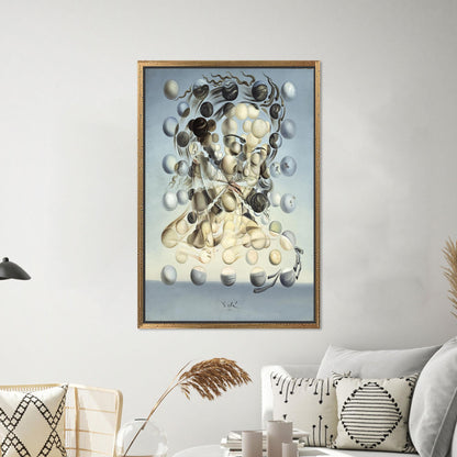 Salvador Dali Surrealist Galatea Spheres Canvas Print