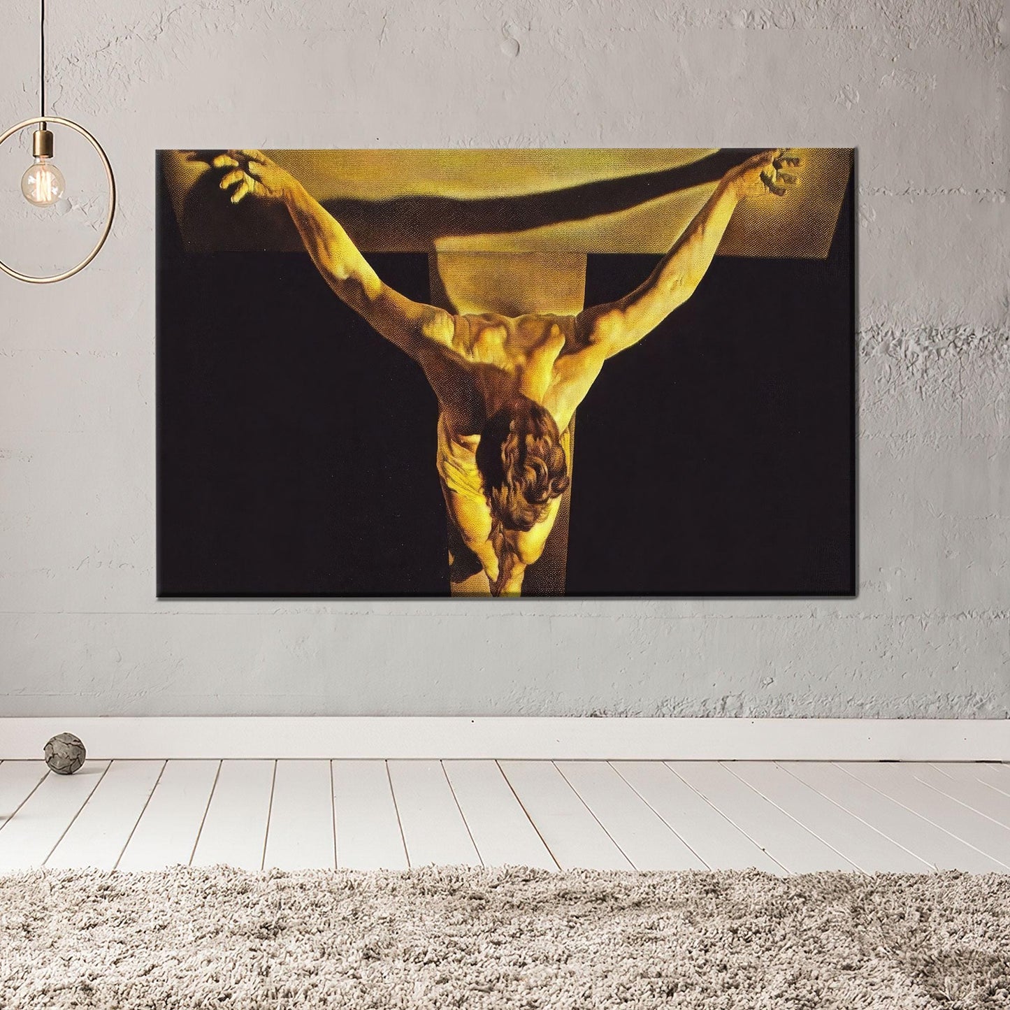 Salvador Dali Christ Cross Crucifixion Canvas Print