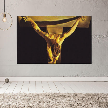 Salvador Dali Christ Cross Crucifixion Canvas Print