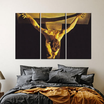 Salvador Dali Christ Cross Crucifixion Canvas Print