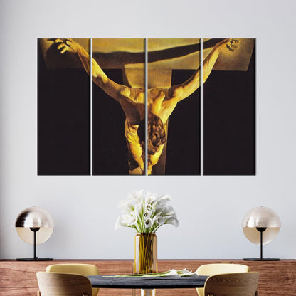 Salvador Dali Christ Cross Crucifixion Canvas Print