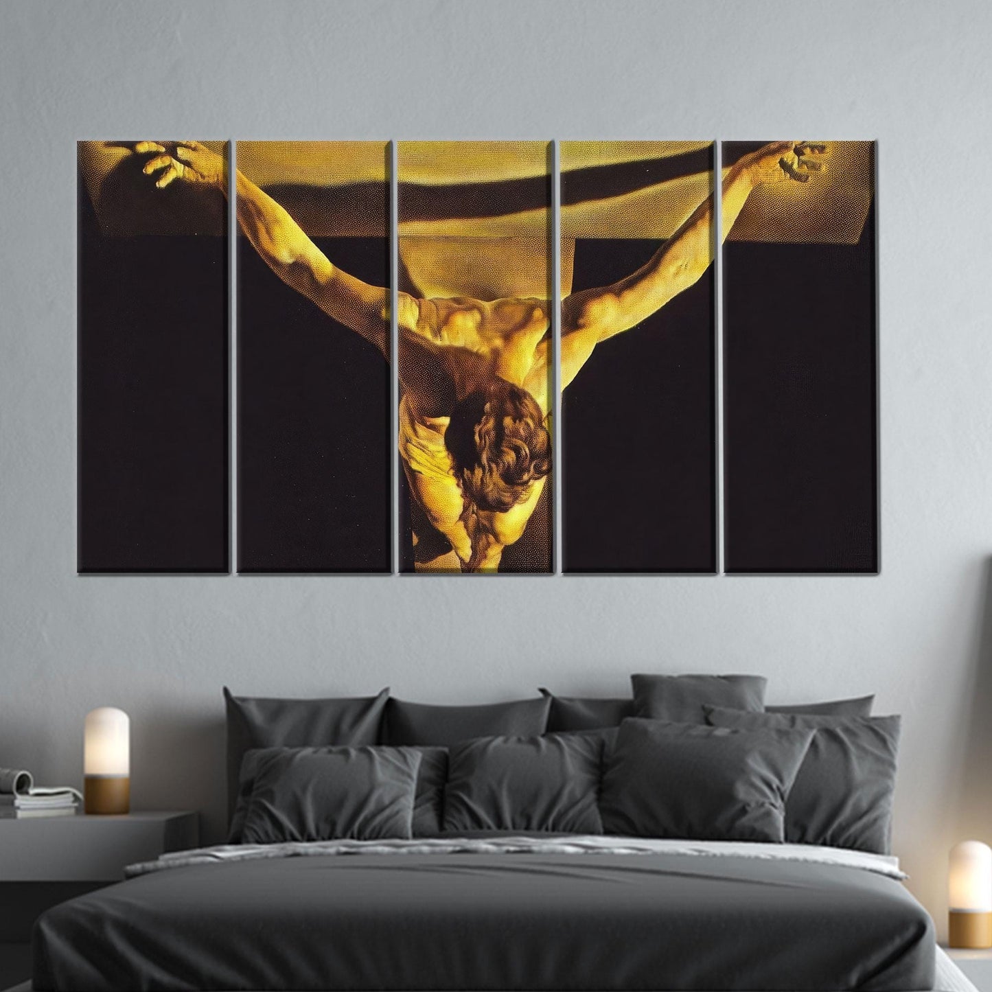 Salvador Dali Christ Cross Crucifixion Canvas Print