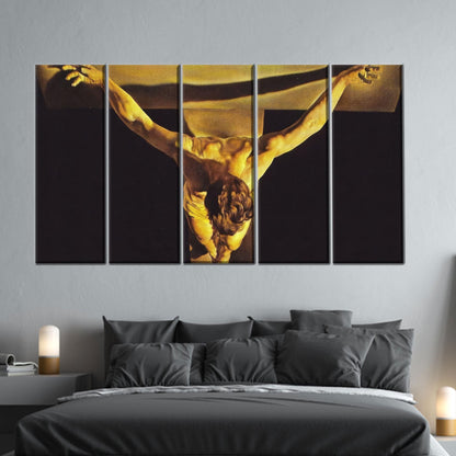 Salvador Dali Christ Cross Crucifixion Canvas Print