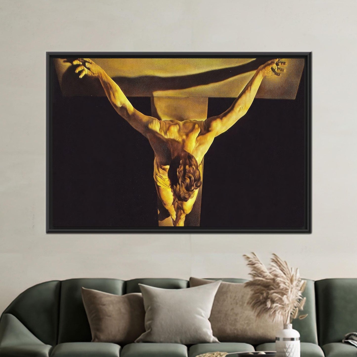 Salvador Dali Christ Cross Crucifixion Canvas Print