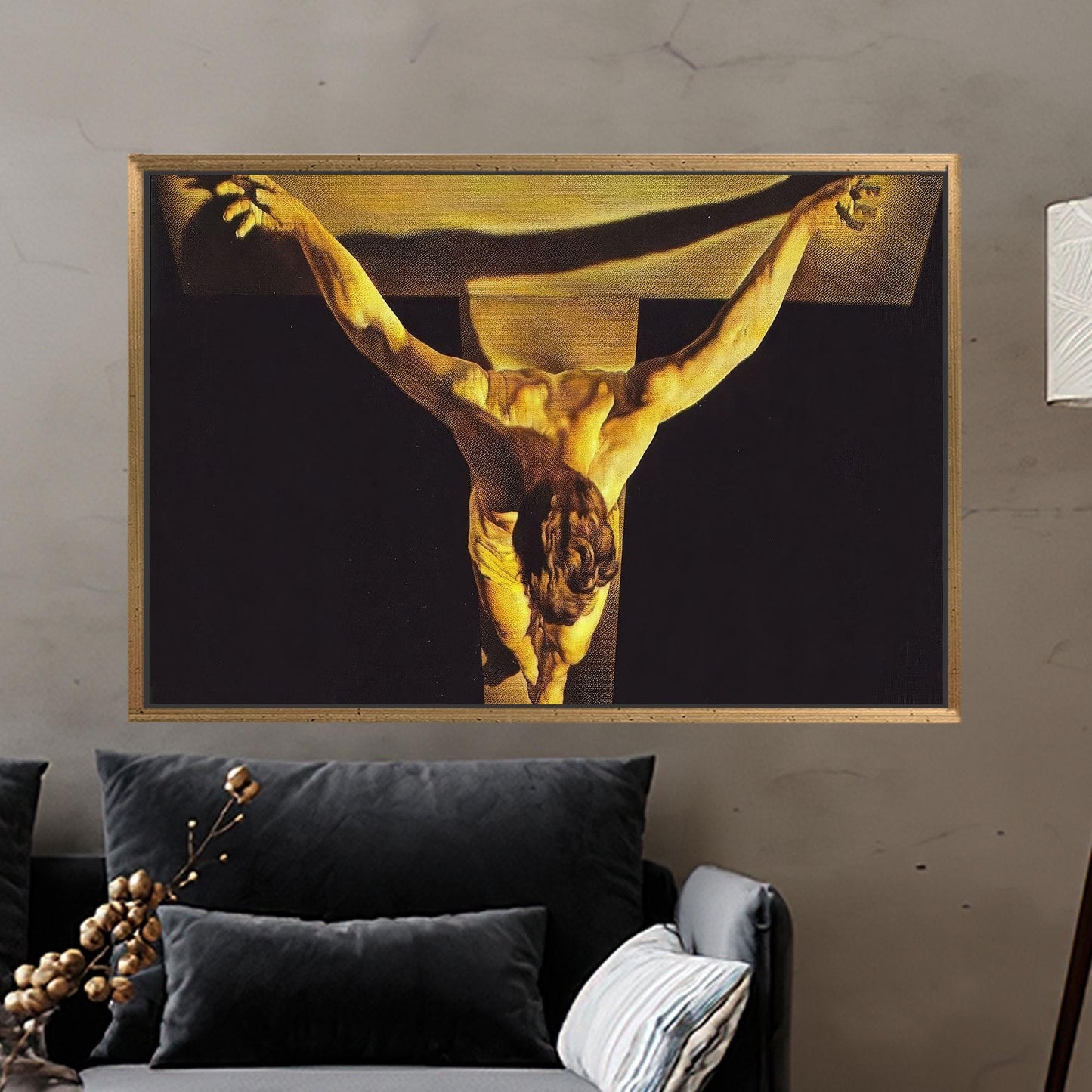 Salvador Dali Christ Cross Crucifixion Canvas Print