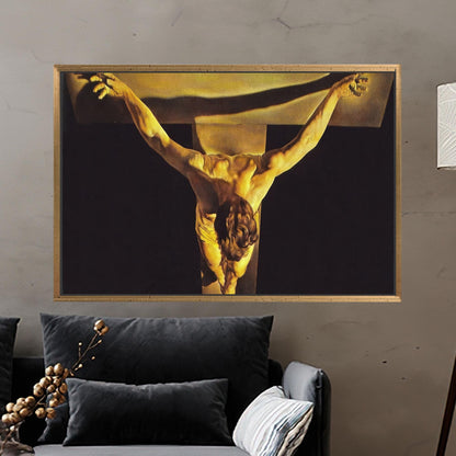Salvador Dali Christ Cross Crucifixion Canvas Print