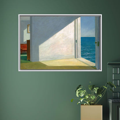Edward Hopper Style Open Door Canvas Print