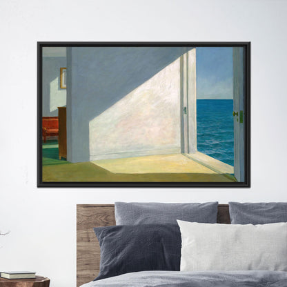 Edward Hopper Style Open Door Canvas Print
