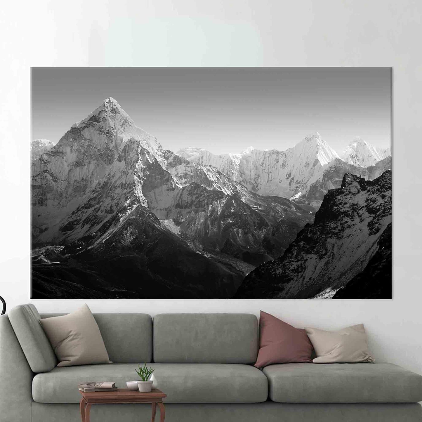 Everest Base Camp Himalaya Mountain Canvas Print