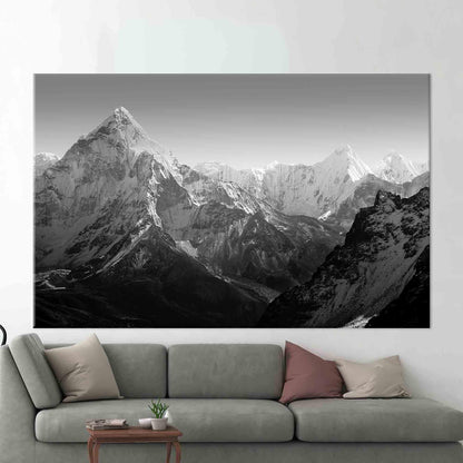Everest Base Camp Himalaya Mountain Canvas Print
