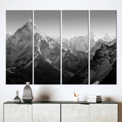 Everest Base Camp Himalaya Mountain Canvas Print