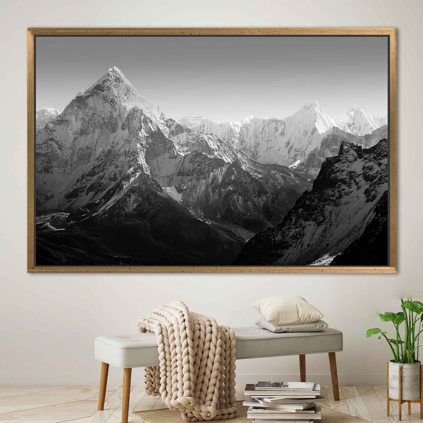 Everest Base Camp Himalaya Mountain Canvas Print
