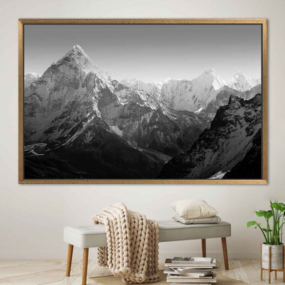 Everest Base Camp Himalaya Mountain Canvas Print