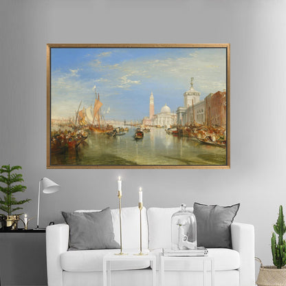 Joseph Turner Venice Porch Madonna Canvas Print