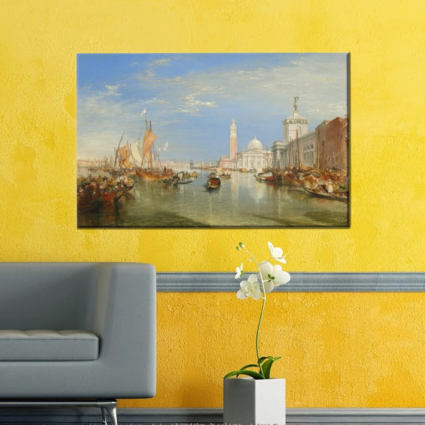 Joseph Turner Venice Porch Madonna Canvas Print
