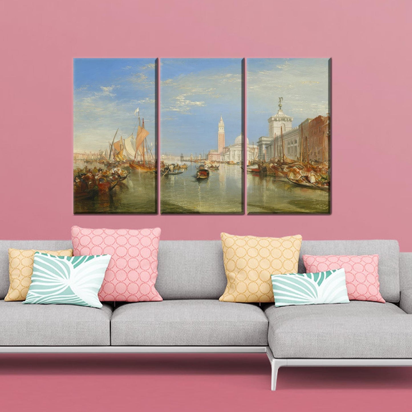 Joseph Turner Venice Porch Madonna Canvas Print