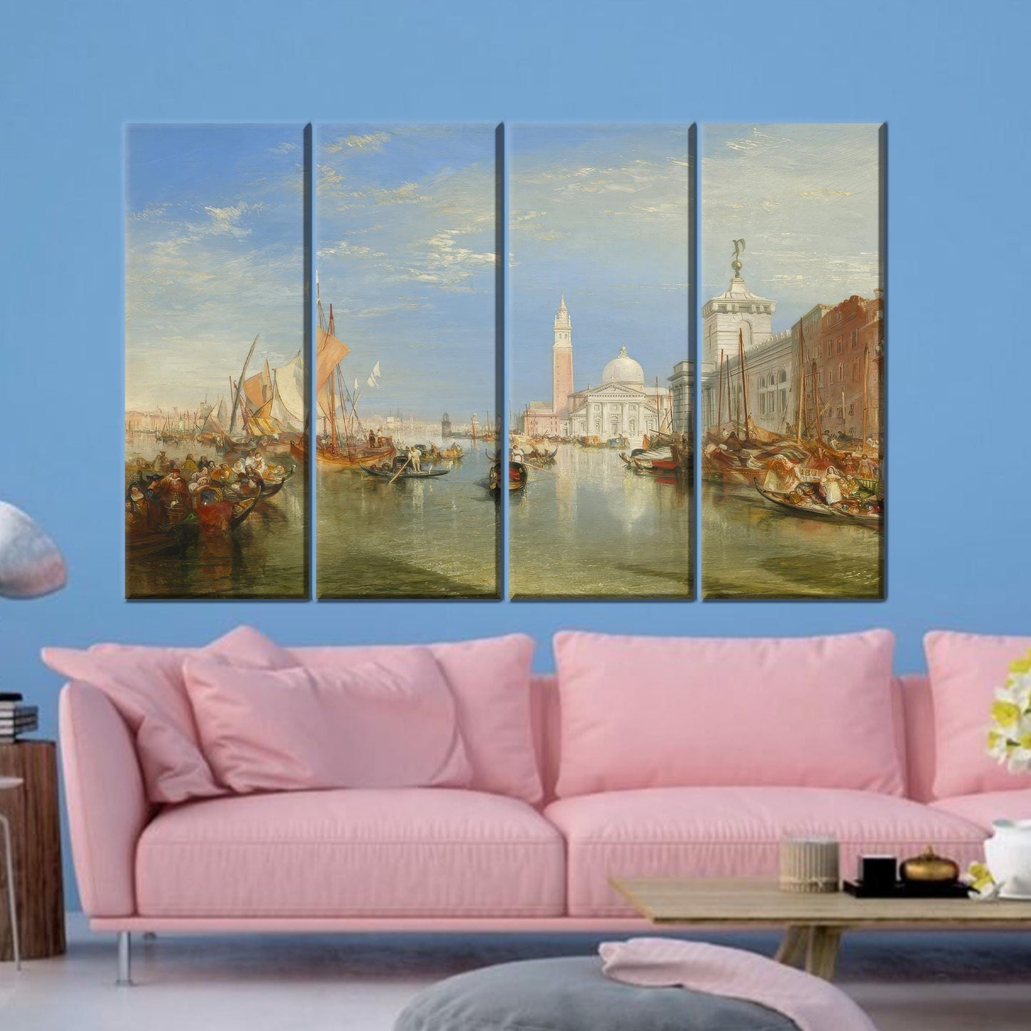 Joseph Turner Venice Porch Madonna Canvas Print