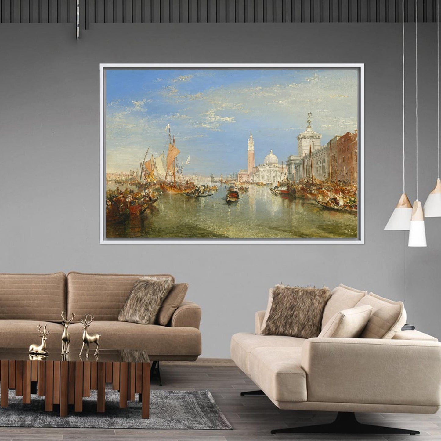 Joseph Turner Venice Porch Madonna Canvas Print
