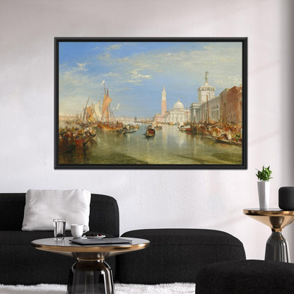 Joseph Turner Venice Porch Madonna Canvas Print