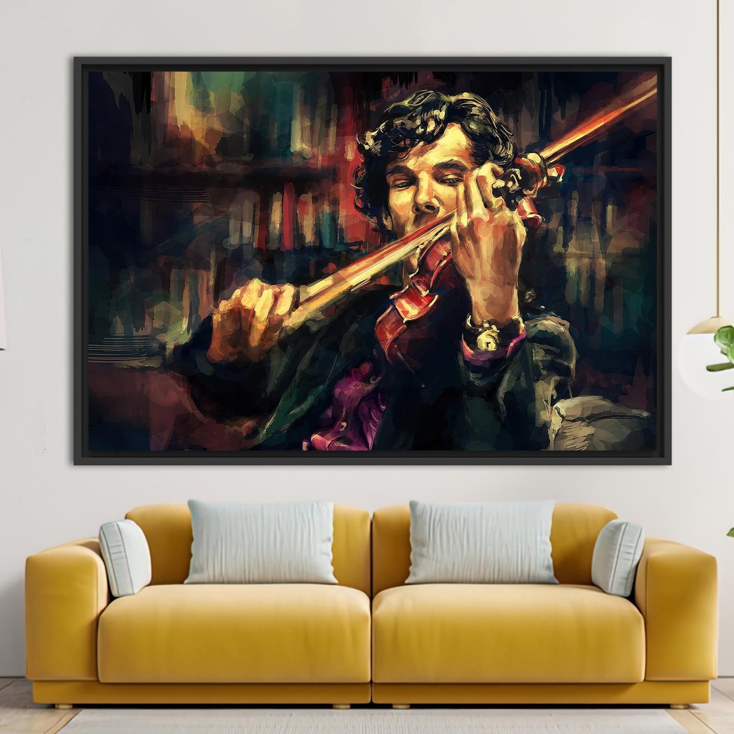 Music Violinist Canvas Print