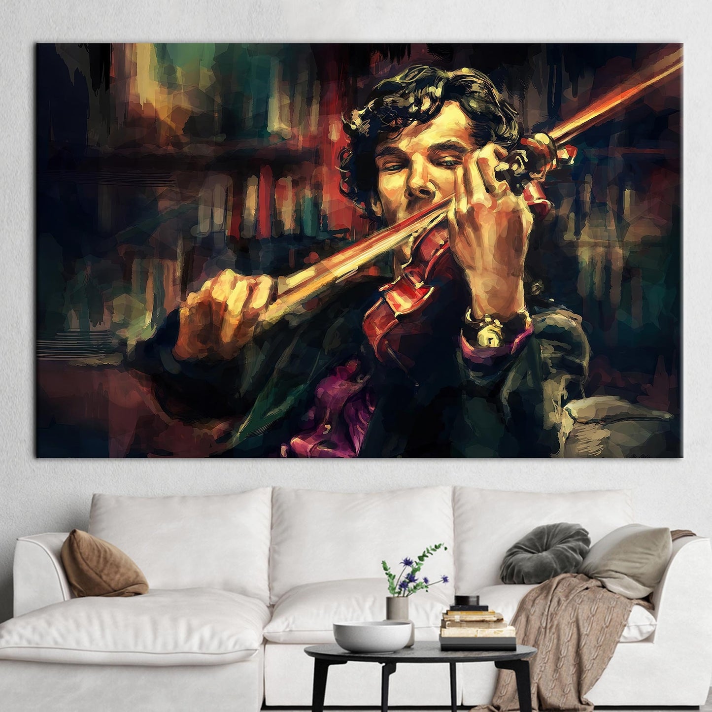 Music Violinist Canvas Print