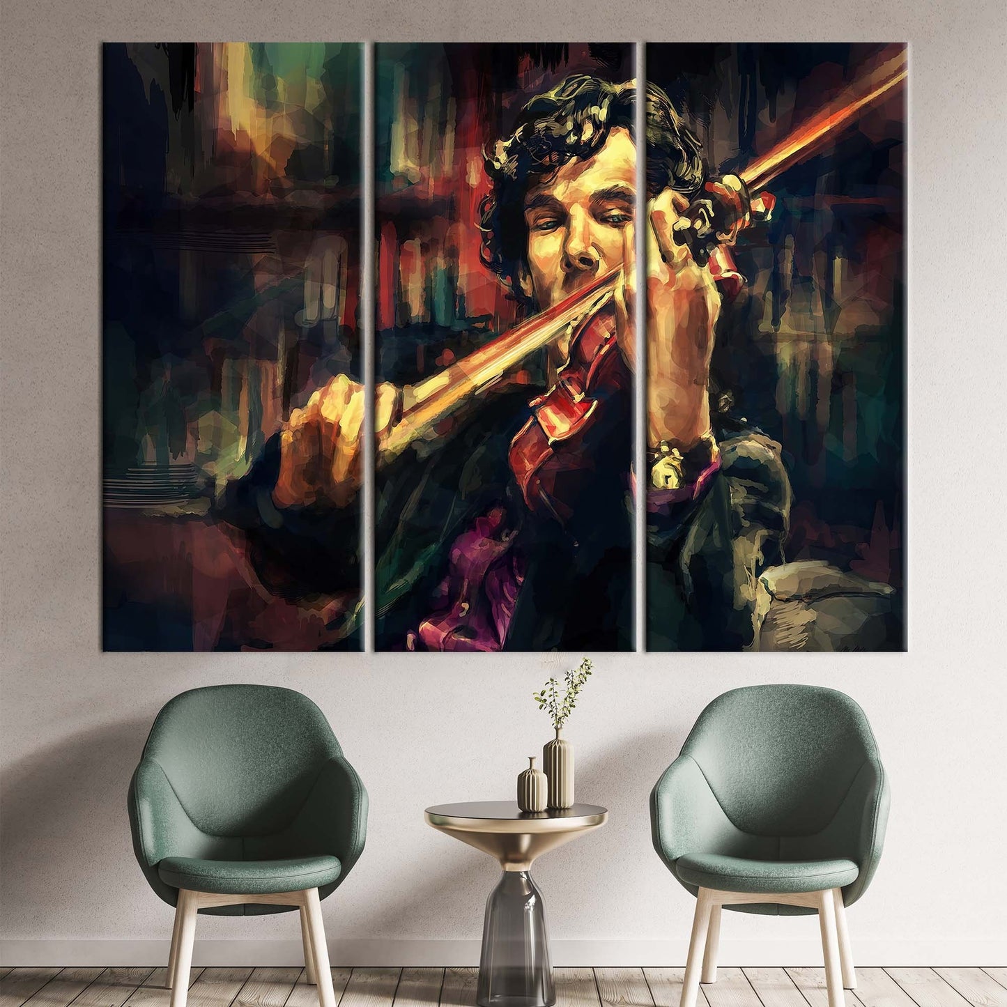 Music Violinist Canvas Print