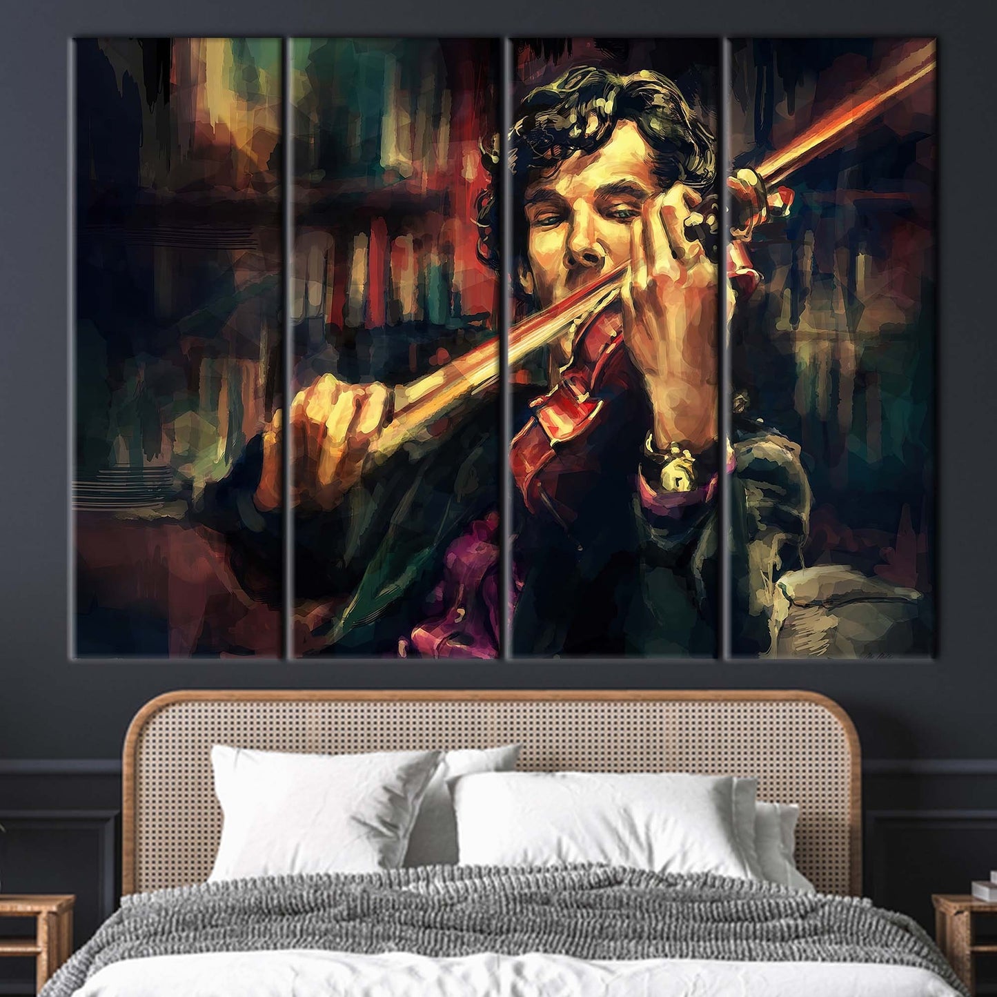Music Violinist Canvas Print