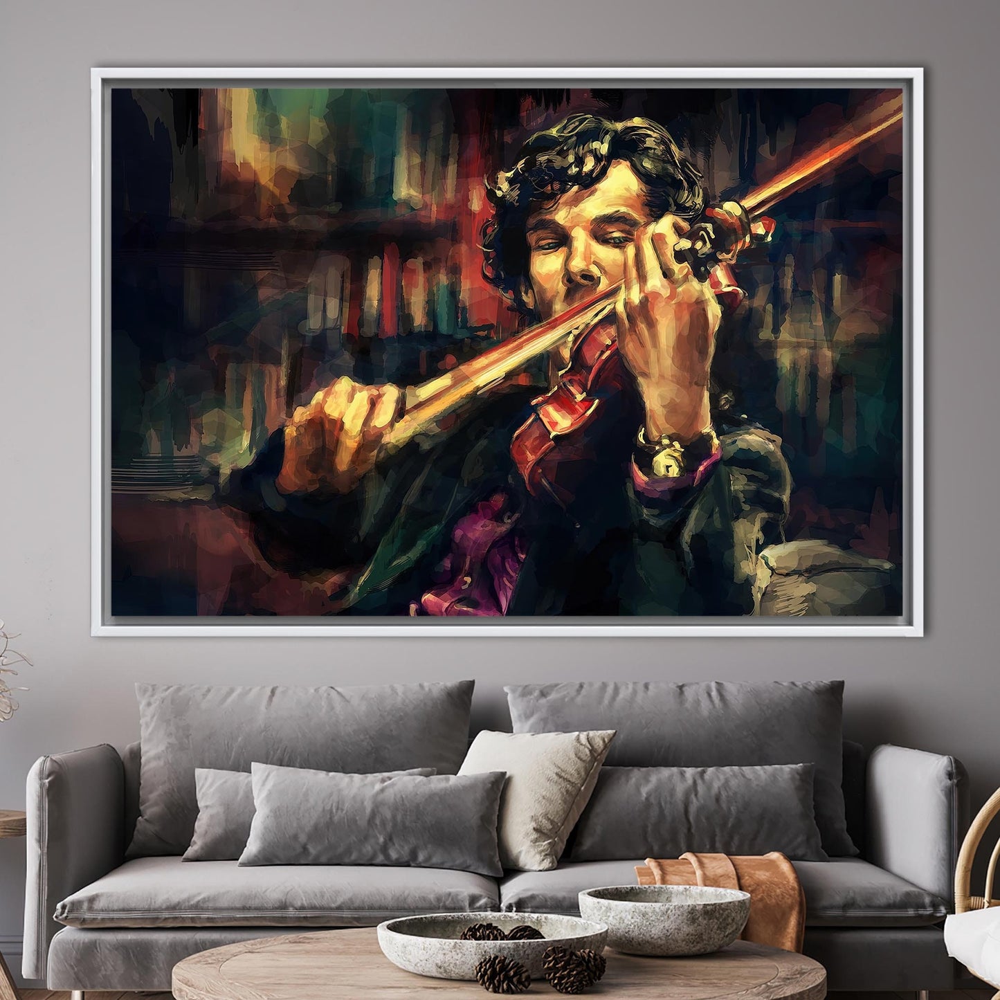 Music Violinist Canvas Print