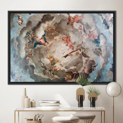 Renaissance Heaven Angel Fresco Canvas Print