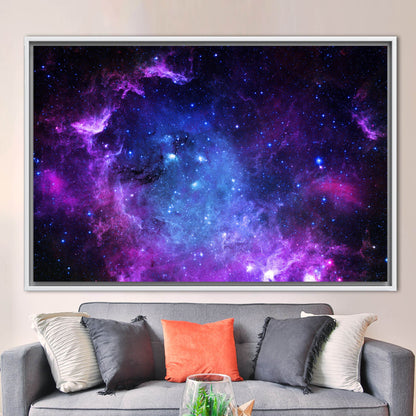 Starry Sky Galaxy Milky Way Canvas Print