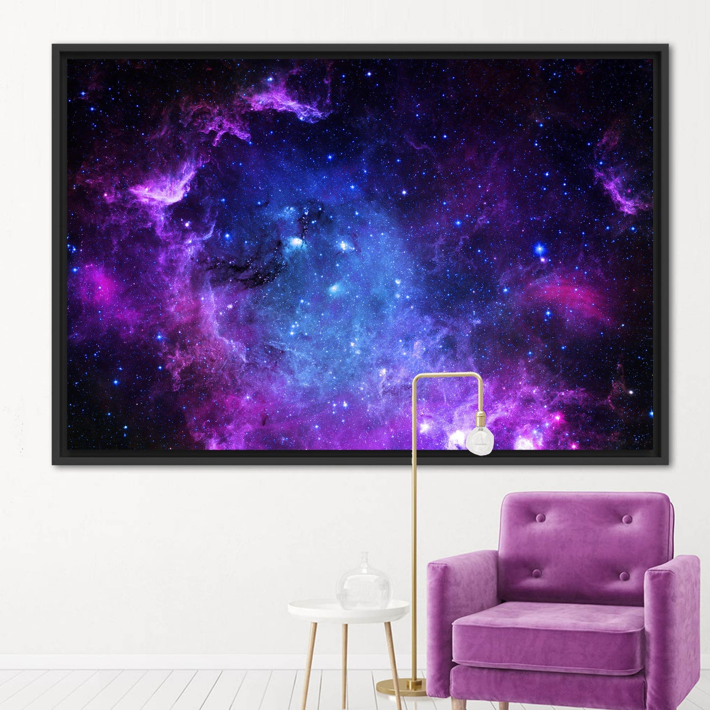 Starry Sky Galaxy Milky Way Canvas Print