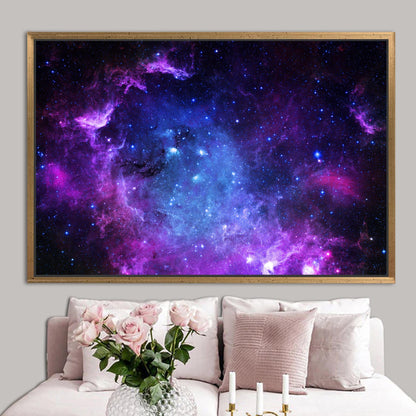 Starry Sky Galaxy Milky Way Canvas Print