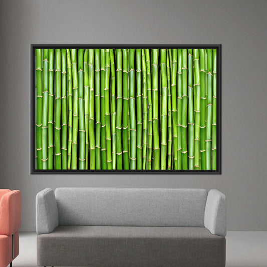 Bamboo Tree Wall Hanging Canvas, Farmhouse Decor, Nature Plant Art, Personalized Baby Girl Gift, 3D
