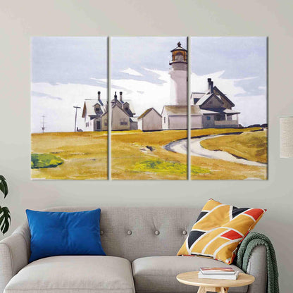 Edward Hopper Highland Light Painting Canvas Print