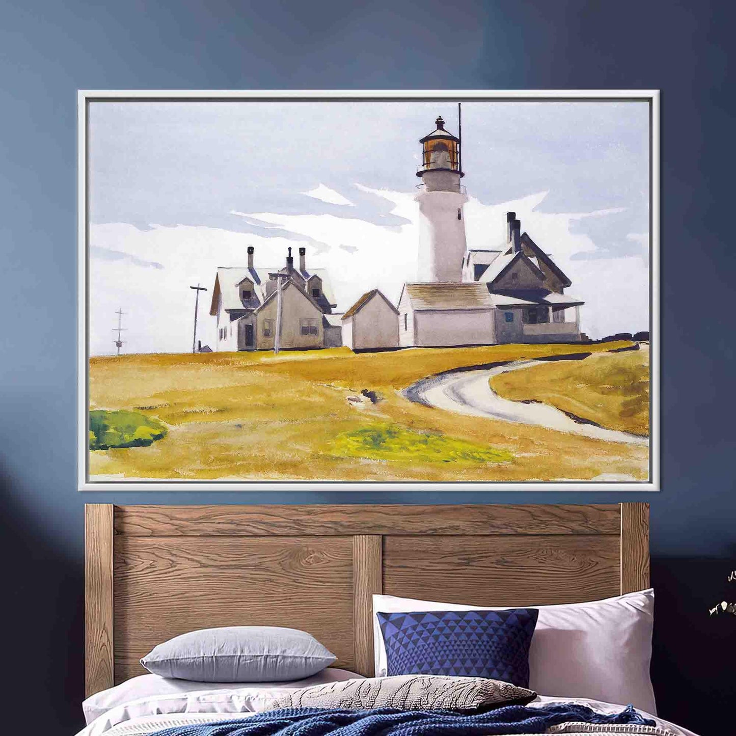 Edward Hopper Highland Light Painting Canvas Print