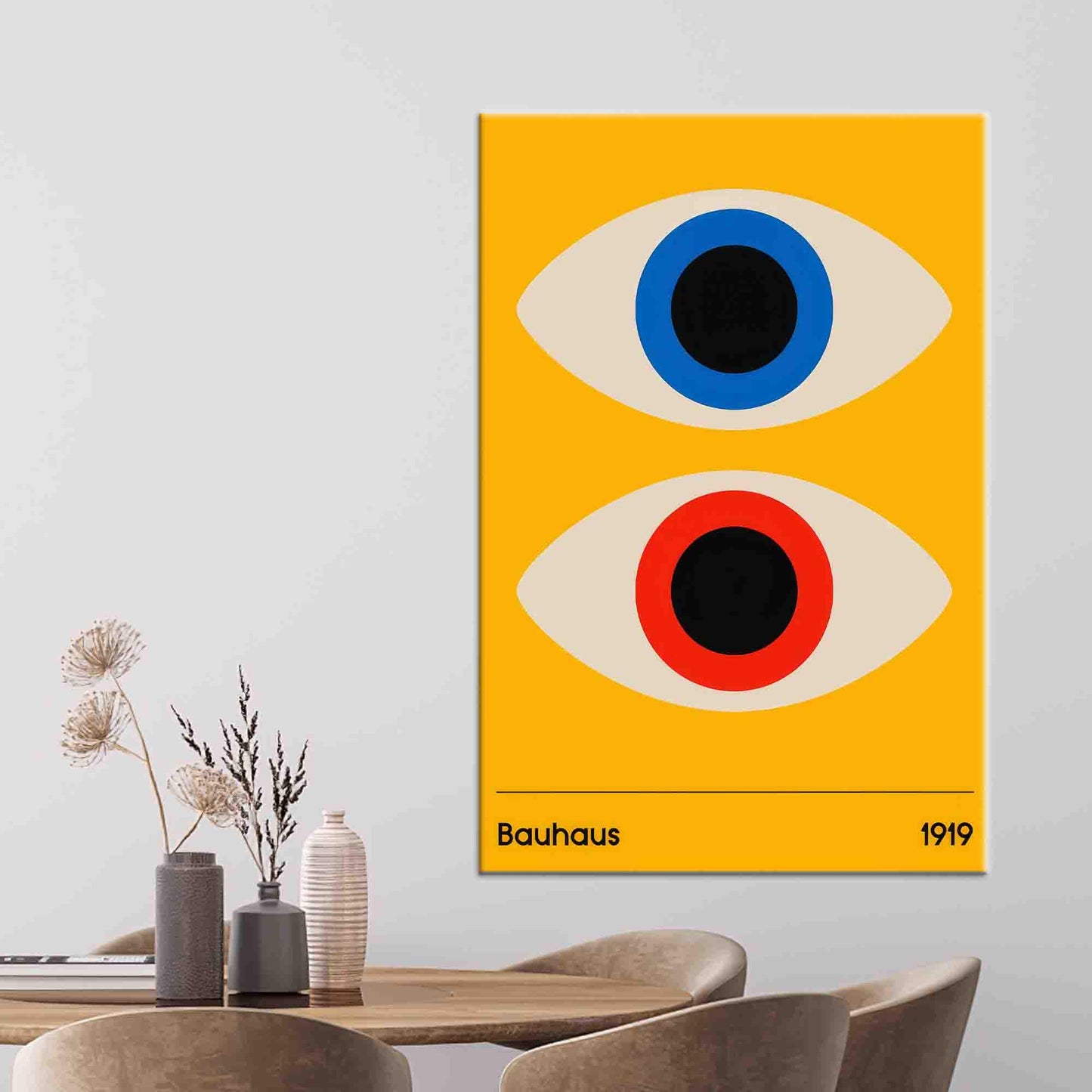 Minimal Eyes Hangings Canvas Print