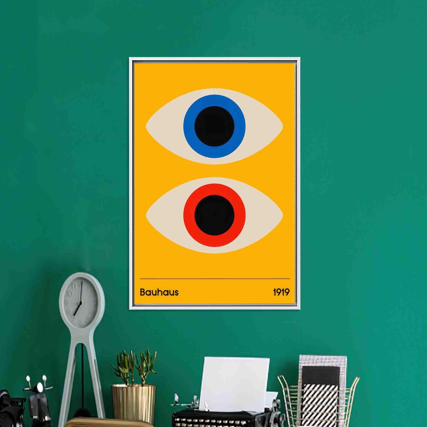 Minimal Eyes Hangings Canvas Print