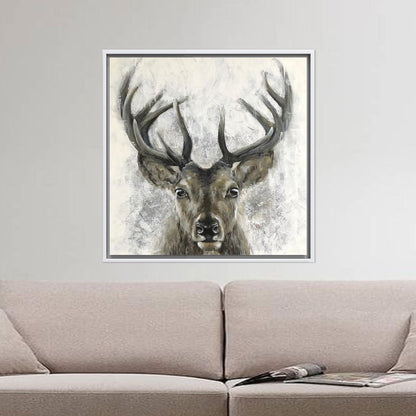 Minimalist Deer Bridesmaid Canvas Print