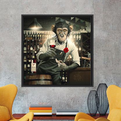 Barmen Monkey Canvas Print