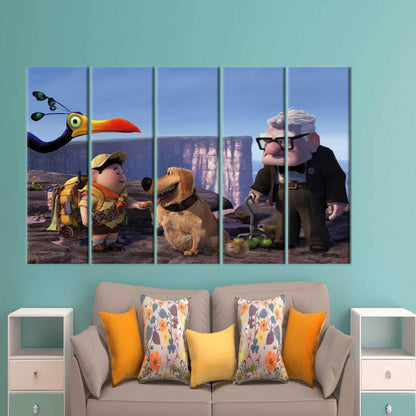 Bird 3D Up Air House Canvas Print