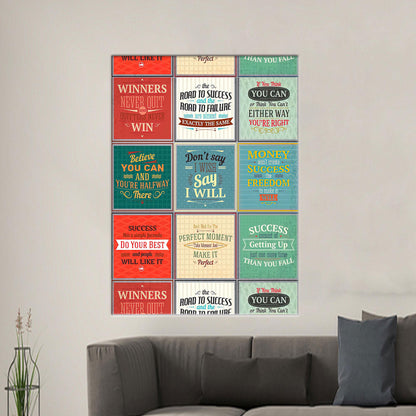 Success Quotes Canvas Print