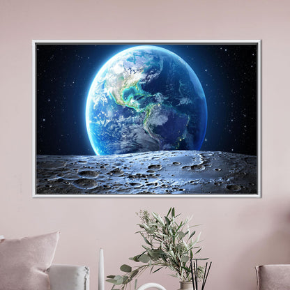 Starry Sky 3D Canvas Print - Sky View Wall Hangings, Earth Artwork, Personalized Gift For Her or Him
