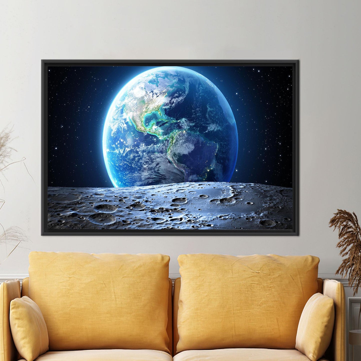 Starry Sky 3D Canvas Print - Sky View Wall Hangings, Earth Artwork, Personalized Gift For Her or Him