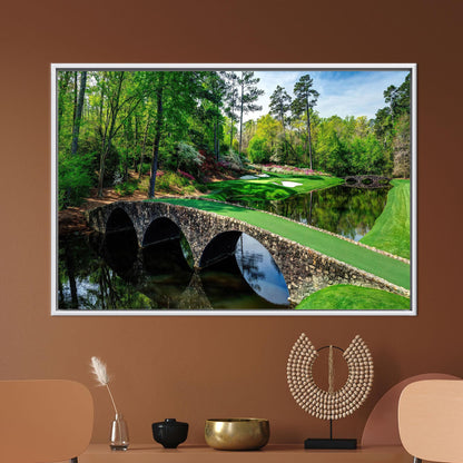 Green Golf Club Nature Landscape Canvas Print